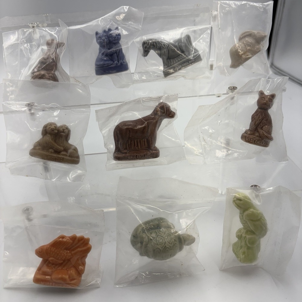 Wade Whimsies Red Rose‎ Tea Pet Shop Series Complete + Extra 10 Pc -England  New